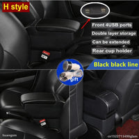 Accoudoir Central Citroën C3 C4 Coulissant 4 ou 9 USB Double Rangement
