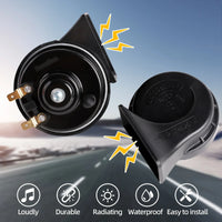 Klaxon de Voiture PowerHorn 120 dB Double Tonalité 12V