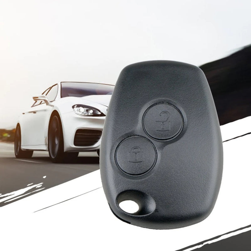 Coque de Clé Renault Mégane Modus Espace Laguna Duster Logan Dacia Sandero Fluence Clio Kangoo Télécommande 2 Touches