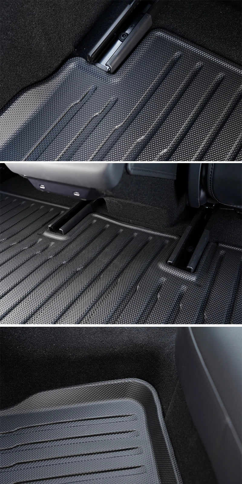 Tapis de Sol et de Malle Tesla Model 3 Highland 2024-2026 TPE Étanches Antidérapants