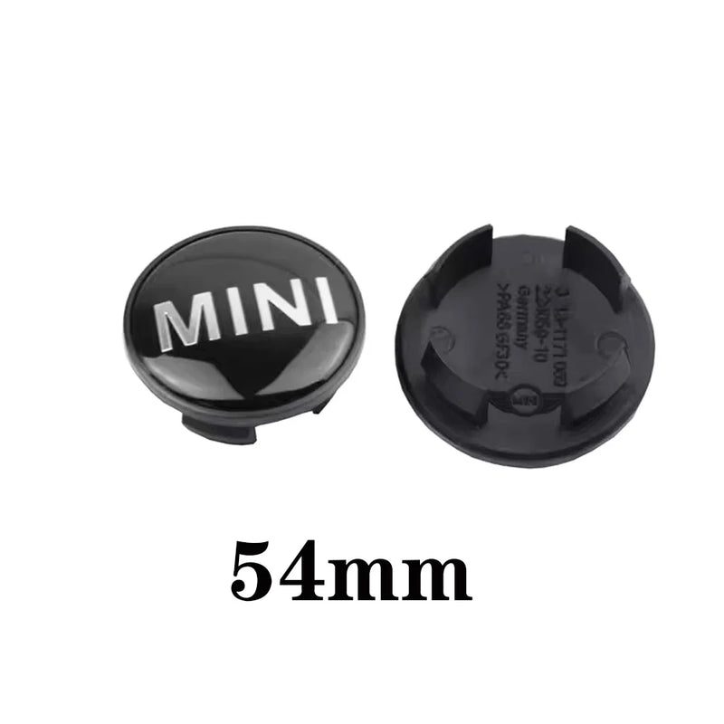 Cache-Moyeux Mini Cooper R50 R53 R56 F56 54mm — exemple de montage