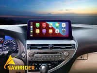Autoradio Android 14 Écran QLED 12,3 Pouces Lexus RX 270 350 450h 2009-2015 CarPlay Double Système