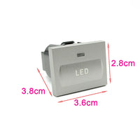 Bouton Interrupteur LED Argent Ford Focus 2 2009-2011 — vue d'ensemble