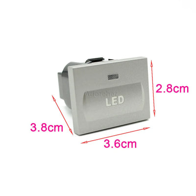 Bouton Interrupteur LED Argent Ford Focus 2 2009-2011