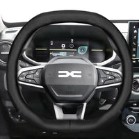 Housse de Volant en Cuir Respirant Ultra-Mince Dacia Sandero Stepway Duster Jogger Bigster Spring Logan