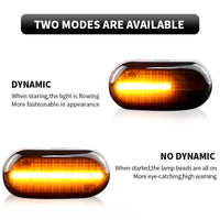 Clignotants Latéraux LED Dynamiques Renault Clio Twingo Kangoo Trafic Dacia Logan Duster Nissan Interstar Primastar Lentille Fumée
