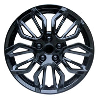 Enjoliveurs de Roue 15 Pouces Universels Noir et Argent