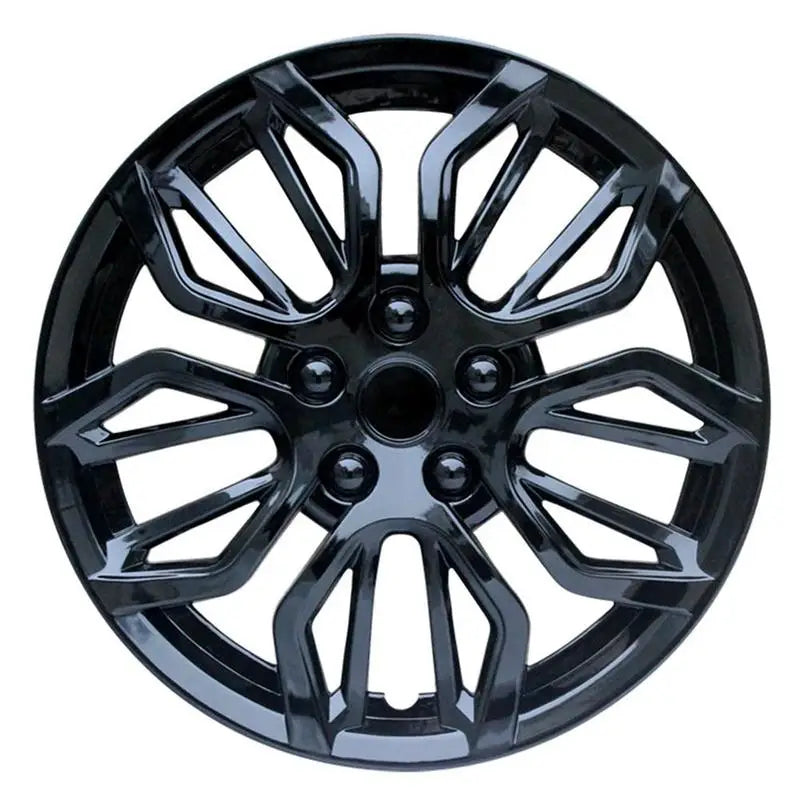 Enjoliveurs de Roue 15 Pouces Universels Noir et Argent