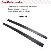 Bas de Caisse Carbone Audi A3 8V Berline S Line et S3 2014-2019, Jupes Latérales 2 Pièces