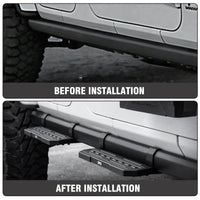 Marchepieds Aluminium Jeep Wrangler JL 4 Portes 2018-2025