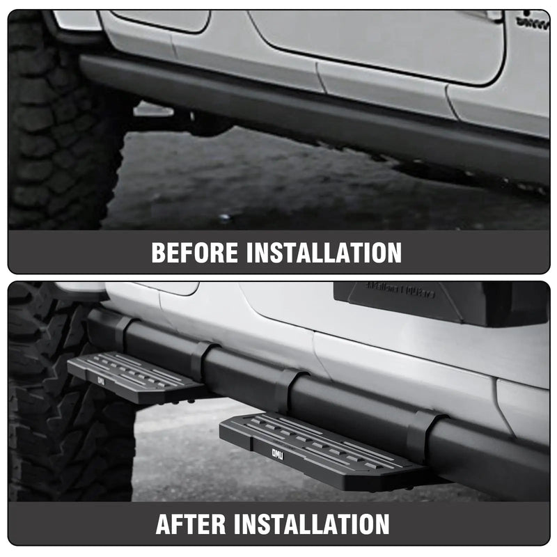 Marchepieds Aluminium Jeep Wrangler JL 4 Portes 2018-2025