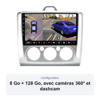 Autoradio CarPlay Ford Focus 2 2004-2011 Android Écran Tactile