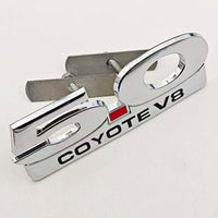 Emblème 5.0 COYOTE V8 Ford Mustang GT Shelby — vue de face