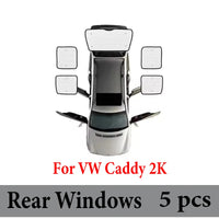 Sun Visors for Volkswagen Caddy 2K Maxi 2004-2019 Windows