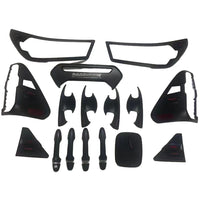 Kit de Tuning Noir Mat Toyota Hilux Revo 2015+ Extérieur en ABS Packs A B ou C