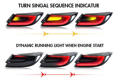 Feux Arrière LED Toyota GR86 Subaru BRZ ZN8 ZD8 2021-2024