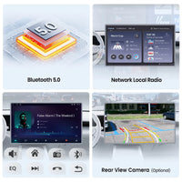 Autoradio Android Volkswagen Golf 4 Jetta MK4 1997-2003 — vue arrière