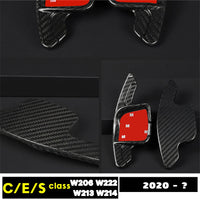 Palette au Volant Mercedes Classe C W206, Classe E W213 et W214, Classe S W223 en Fibre de Carbone