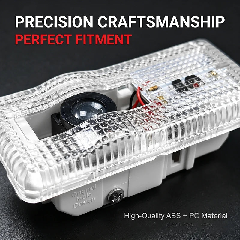 Projecteur Porte Citroën, Lot de 2, Plug and Play, Lentille Verre HD, C3 C4 C5 C6 Picasso Cactus DS3