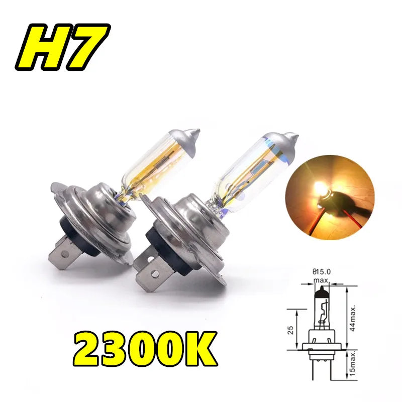 Ampoules Halogènes H1 H3 H4 H7 H8 H11 (Kit 2 Pièces)