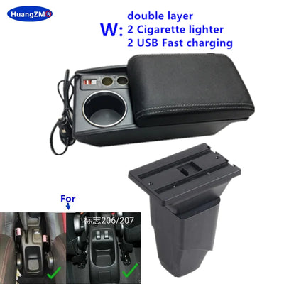 Accoudoir Central Peugeot 206 207 CC Boîte de Rangement