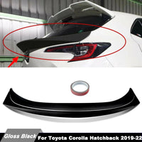 Becquet Toyota Corolla E210 Hatchback 5 Portes 2018-2022 de Coffre Central Noir