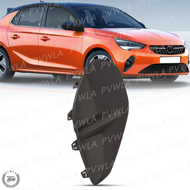 Calandre Opel Corsa F 2019-2024, Caches Latéraux Pleins de Pare-Chocs Avant 9830242081 9830241080