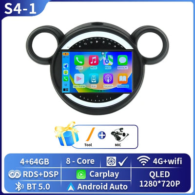 Autoradio Android CarPlay MINI Cooper R56 R60 2006-2015