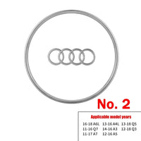 Logo Audi Autocollant 4 Anneaux Électroplaqué A3 A4 Q5
