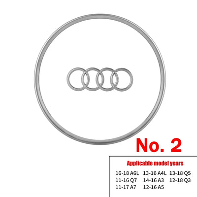 Logo Audi Autocollant 4 Anneaux Électroplaqué A3 A4 Q5