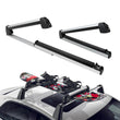 Porte-Skis de Toit Aluminium Coulissant Verrouillable