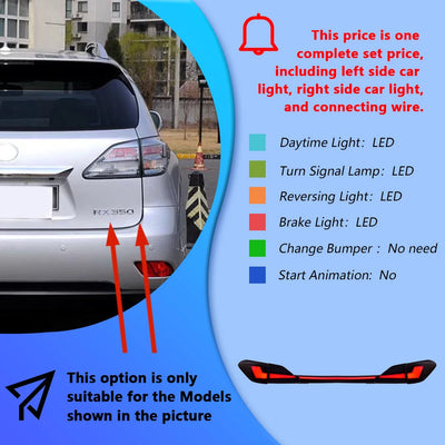 Feux Arrière LED Lexus RX 2009-2015 Look Performance