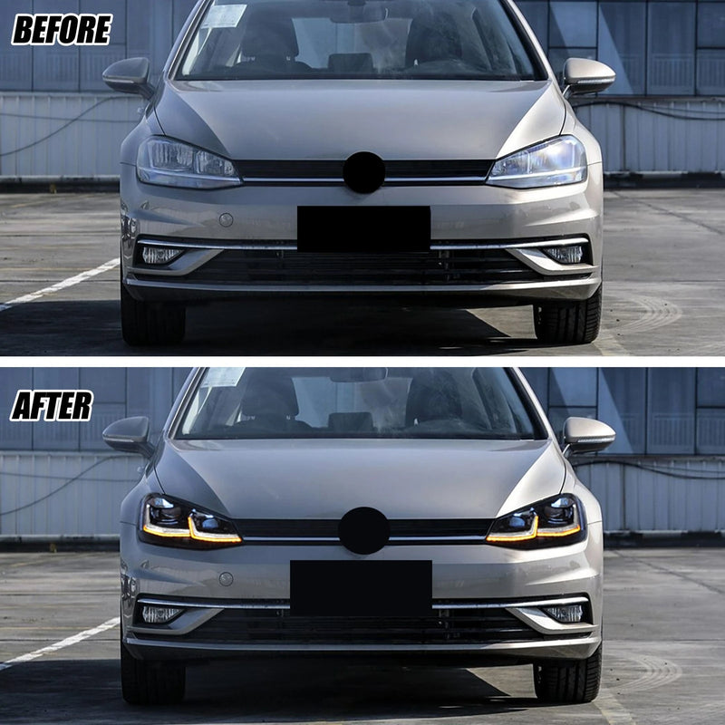 Phares LED Volkswagen Golf 7 MK7 TDI TSI 2013-2017