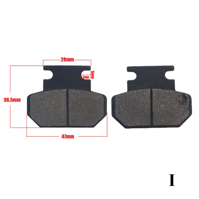 Plaquettes de Frein Moto Quad ATV Scooter 50-250cc
