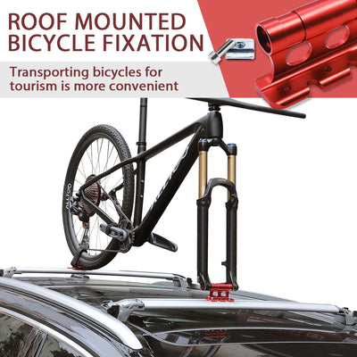 Porte-Vélos de Toit ALLTOO Fixation Fourche 60 kg