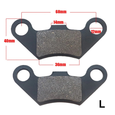 Plaquettes de Frein Moto Quad ATV Scooter 50-250cc