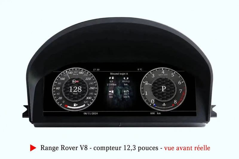 Tableau de Bord Numérique 12,3 Pouces Land Rover Range Rover L322 V8 2002-2009