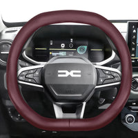 Housse de Volant en Cuir Respirant Ultra-Mince Dacia Sandero Stepway Duster Jogger Bigster Spring Logan