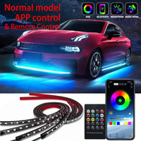 Éclairage d'Ambiance Néon 4 en 1 RGB Sous Caisse