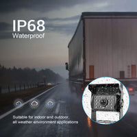 Caméra de Recul Sans Fil Podofo avec Écran 7 Pouces IPS, 1080P, Vision Nocturne et Étanche IP68 pour Camping-Car et Camion