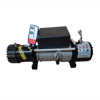 Treuil Électrique 3500 lbs 12V Kit Complet Guide-Câble