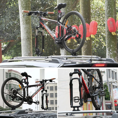 Porte-Vélos de Toit Fixation Fourche Dégagement Rapide
