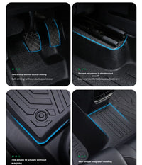 Tapis de Sol Volvo XC40 2020-2025 XC60 2015-2017 2018-2025 TPE 3 Pièces Étanches Antidérapants