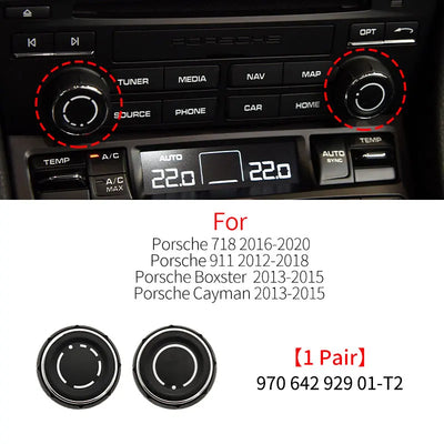 Bouton de Commande Multimédia Porsche 718 911 Boxster Cayman