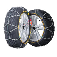 Chaînes à Neige Voiture Acier Manganèse Kit 2 Pièces 14 à 19 Pouces
