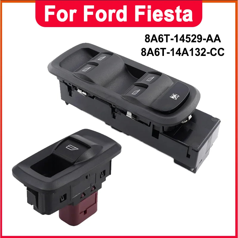 Bouton Lève-Vitre Ford Fiesta 2012-2015 8A6T-14A132-CC