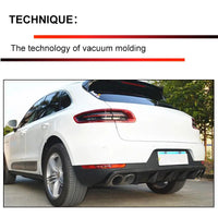 Lèvre de Diffuseur Arrière Carbone Porsche Macan Turbo GTS 2014-2020
