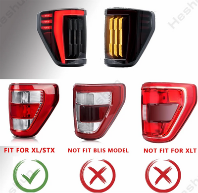 Feux Arrière LED Ford F150 Pick-Up 2021-2023 Paire
