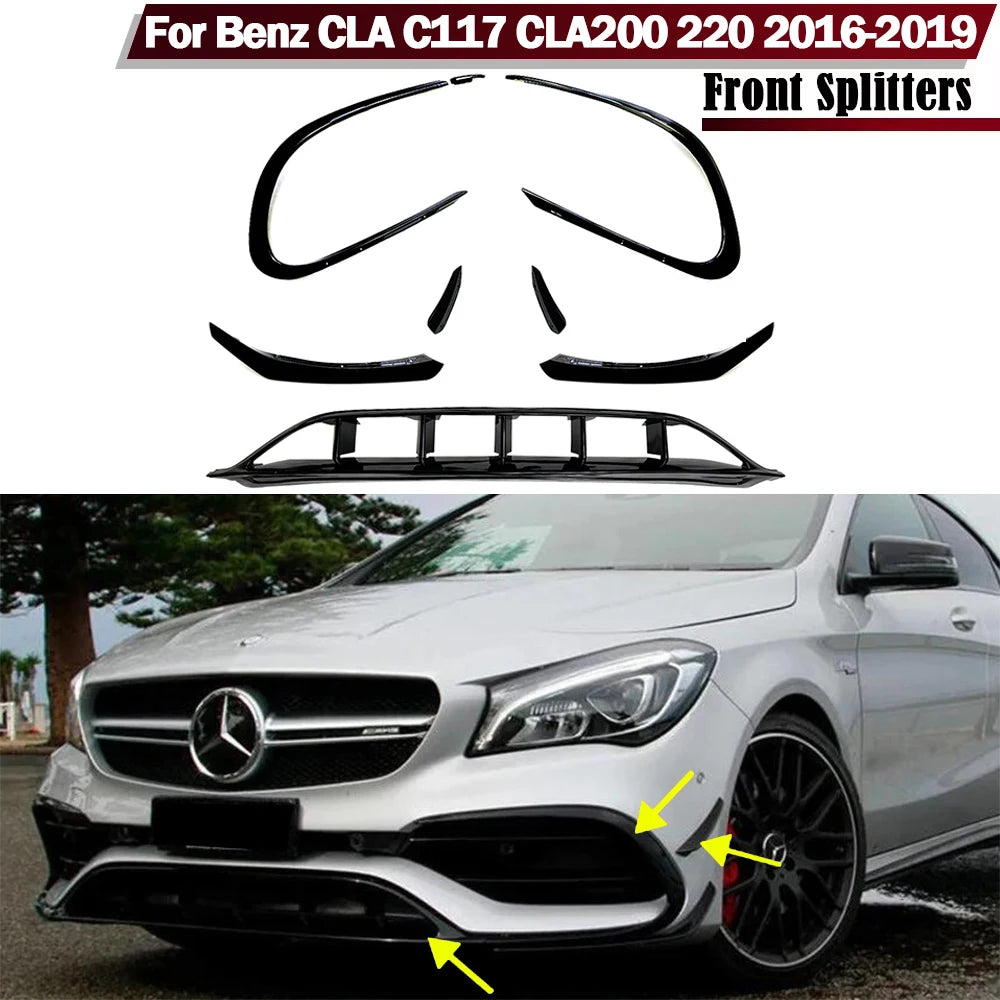 Lame Pare-Choc Avant Mercedes CLA C117 2016-2019