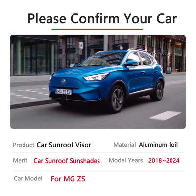 Pare-Soleil de Toit Ouvrant MG ZS 2018-2024